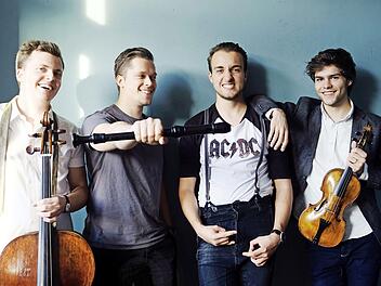 vier Musiker sind "4 Times Baroque".  Foto: "Musik in fränkischen Schlössern"