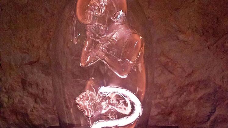 Bernd Weinmayer: Juli's last moments in paradise, 2013 / Coburger Glaspreis 2014, Veste / Foto: Jochen Berger