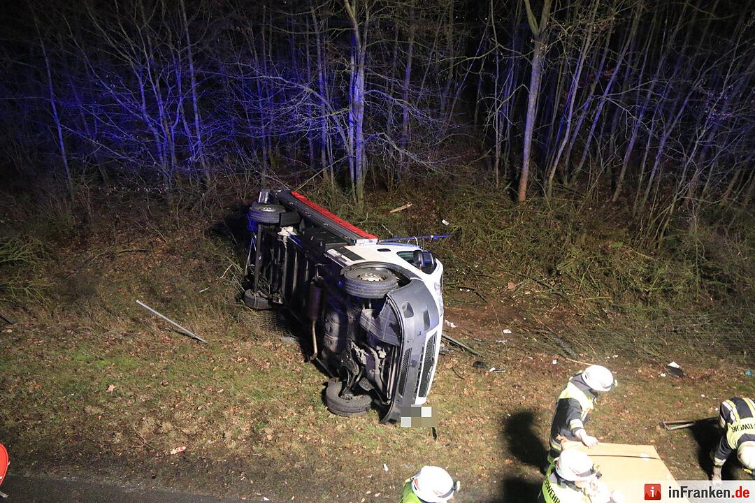 A70: Hoher Schaden nach Unfall bei Oberhaid
