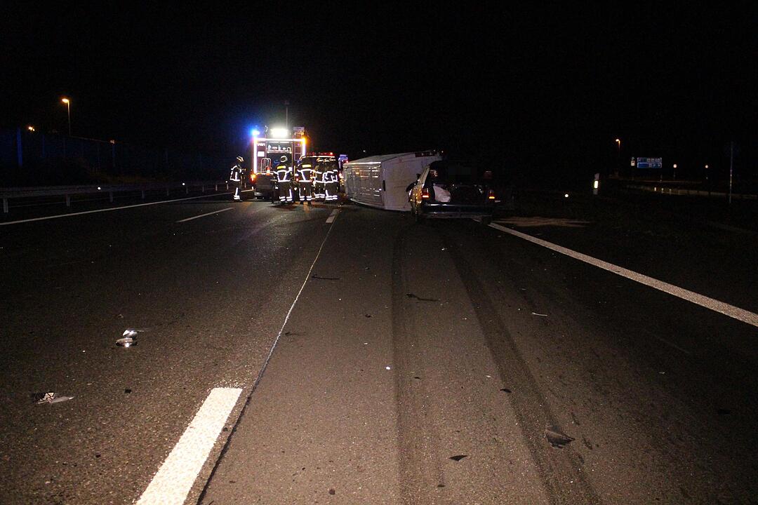 Schwerer Unfall auf der A9