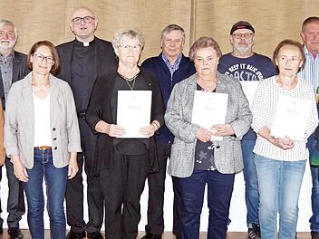 Die KAB Wilhelmsthal freut sich über die Ehrung langjähriger Mitglieder, die dem Verband bereits 25 oder 40 Jahre die Treue halten.