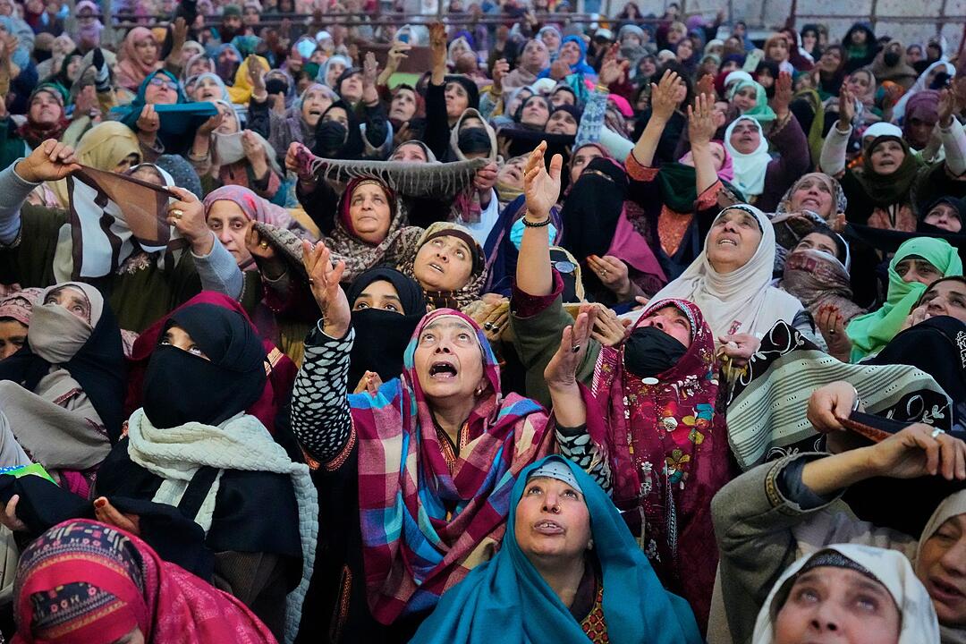 Muslimisches Festival in Kaschmir