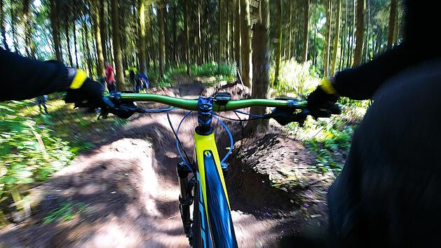 Mountainbike fahren