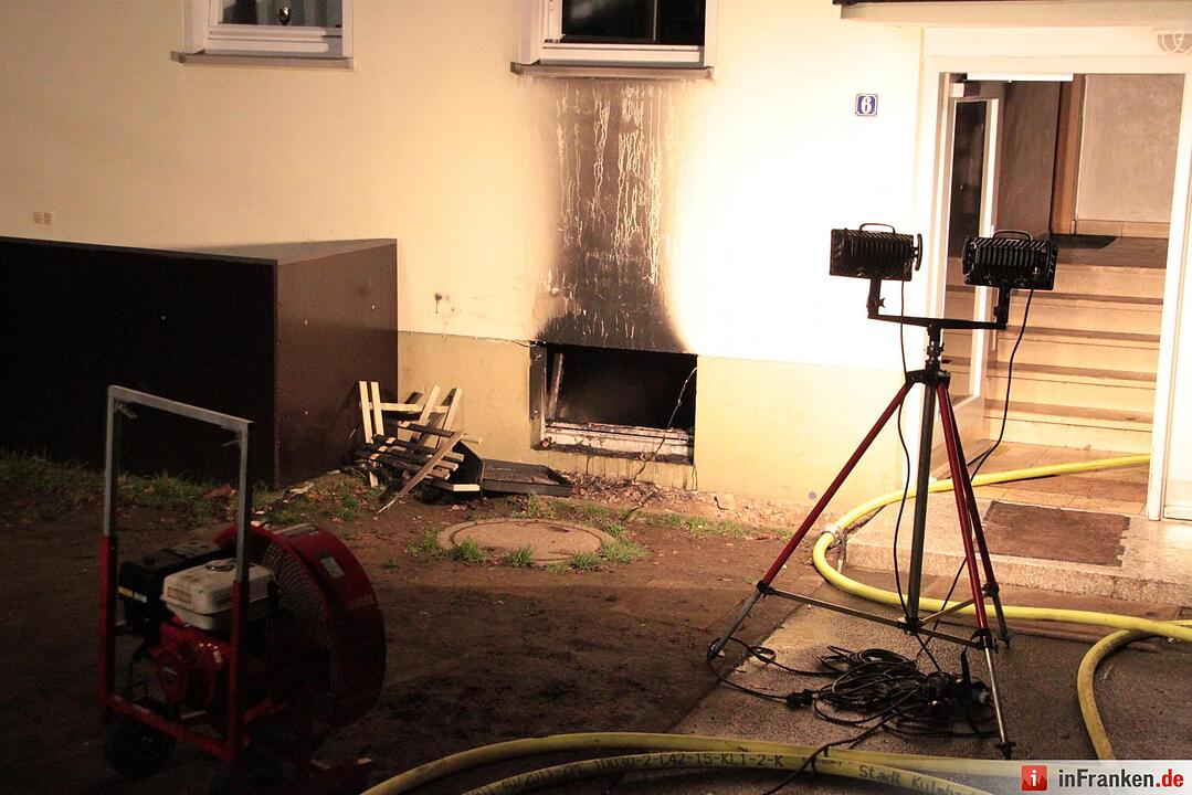 Brand im Asylheim Kulmbach: Großeinsatz