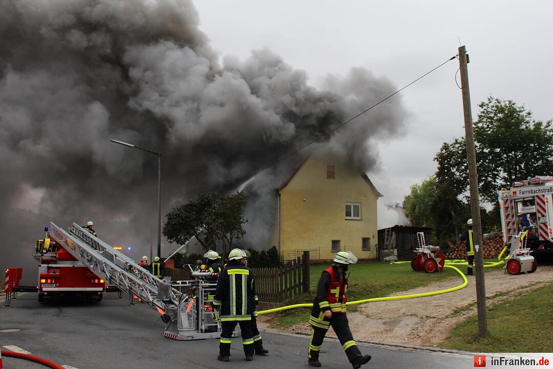 Kreis Fürth: Zwei Verletzte bei Brand