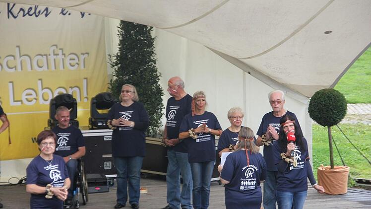 Das Bühnenprogramm beim Run of Hope. Foto: Veronika Schadeck