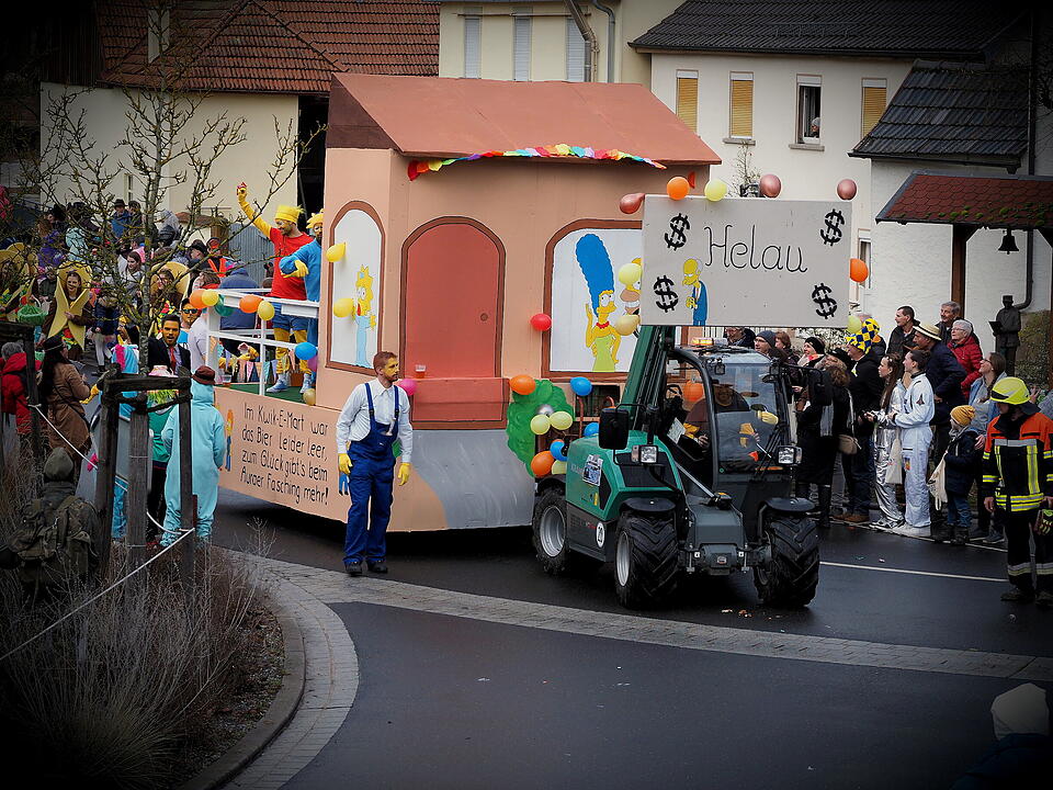 Beste Faschingslaune in Aura/Saale