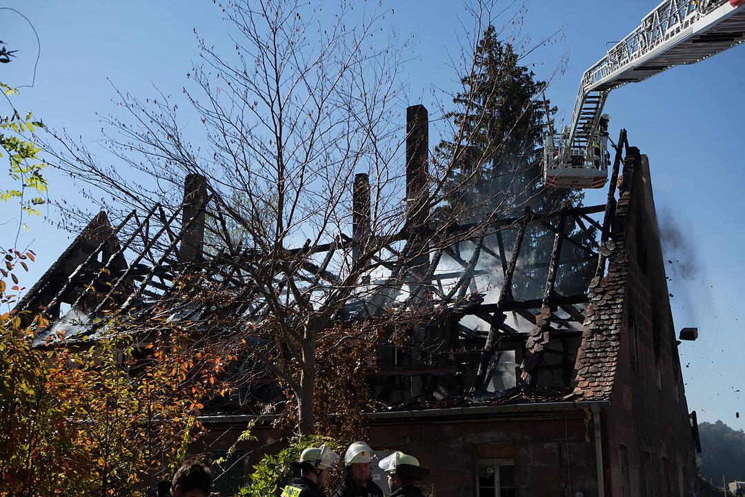 Geplantes Museum stand in Flammen