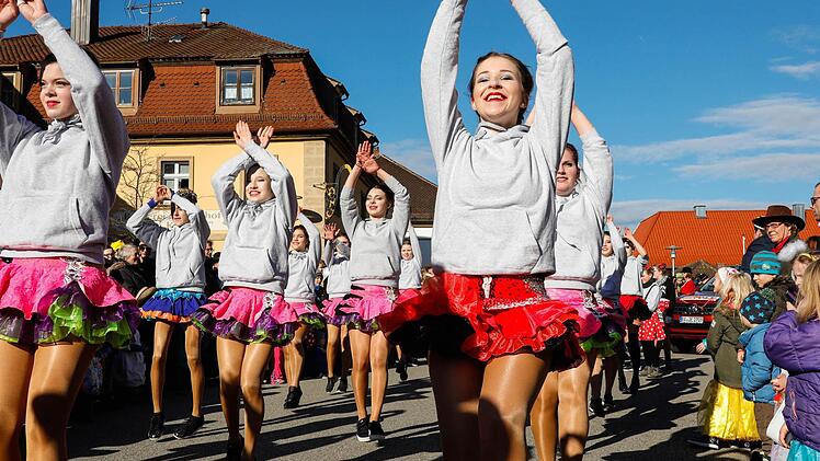 Faschingsumzug in Memmelsdorf. Foto: Matthias Hoch