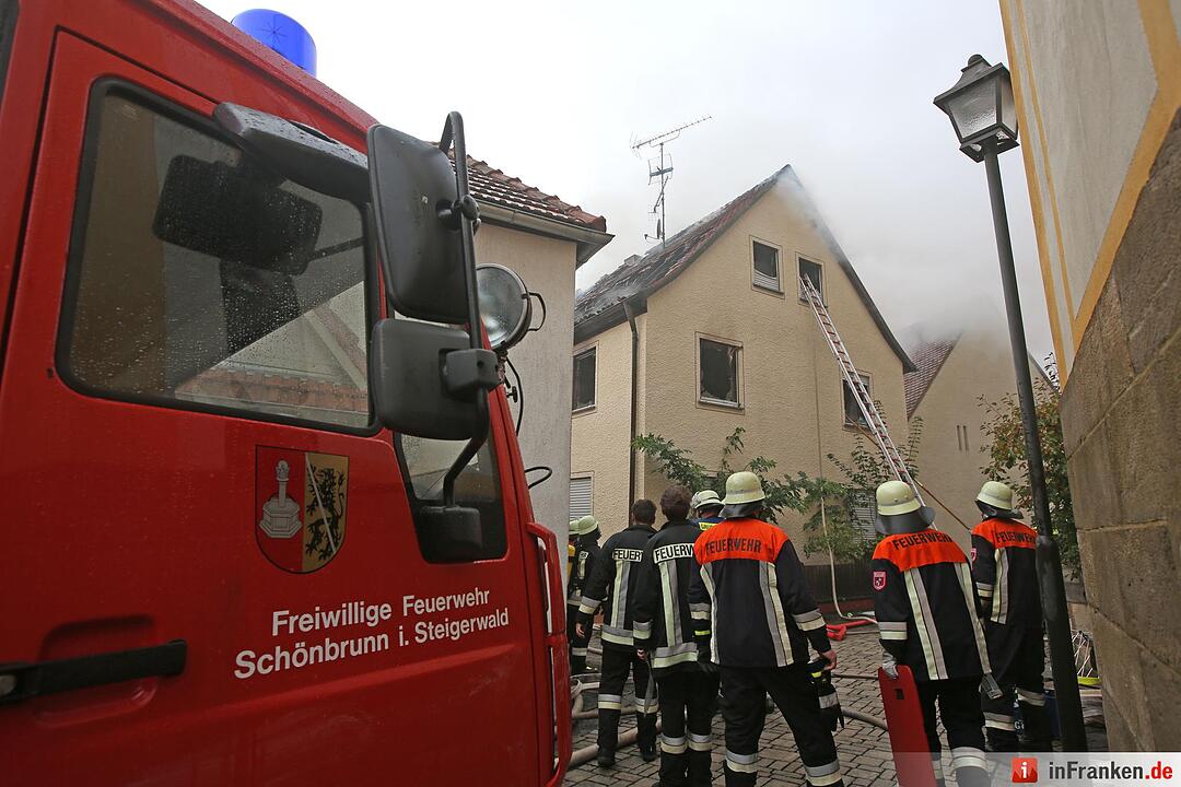 Brand in Wohnhaus in Schönbrunn