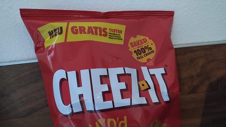 Cheez-It: US-Kult-Snack jetzt hier im Supermarkt - so kriegst du ihn gratis
