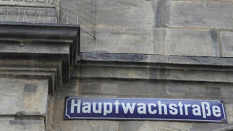 Die Hauptwachstraße am Rand der Fußgängerzone war der Tatort.Foto: Michael Gründel