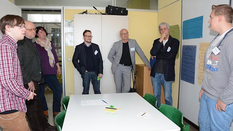 Zukunftskonferenz an der Werner-Grampp-Schule in Kulmbach  Foto: Dagmar Besand