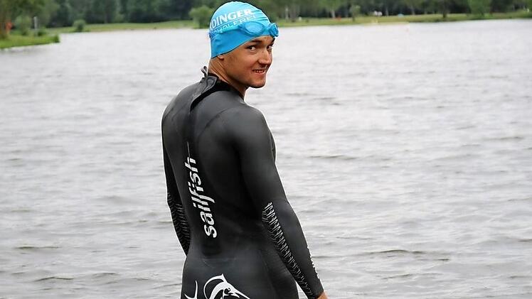 Hier blickt Andreas Dreitz mal zurück, ansonsten ist der 28-jährige Michelauer Triathlon-Profi zukunftsgerichtet. Seine Ziele hat er klar definiert.  Foto: pr