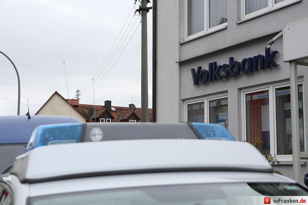 Banküberfall in Hausen bei Forchheim