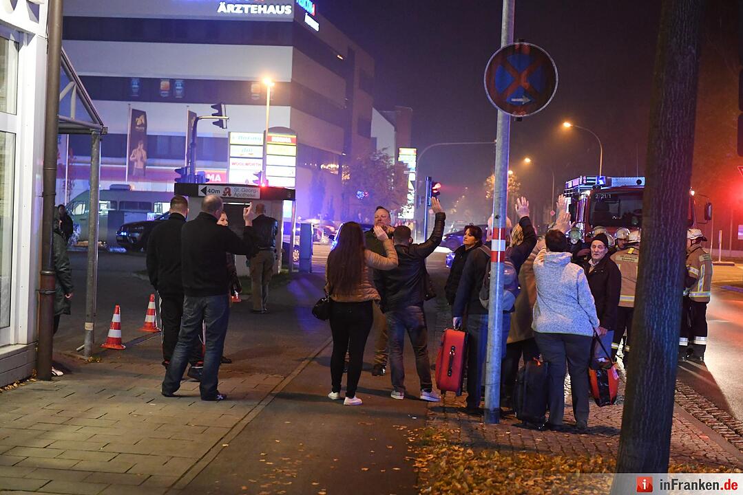 Brand in Tiefgarage in Bamberg - Hotel evakuiert