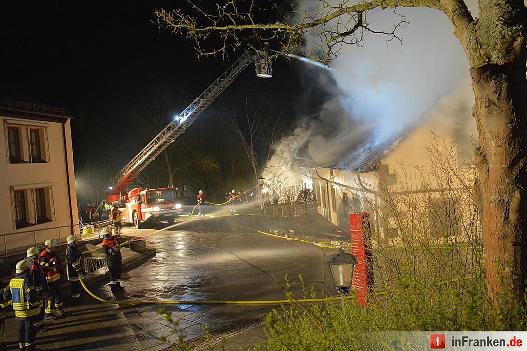 Brand im Kloster Maria Bildhausen