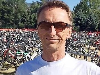 Thomas Geiger beim Rad-Check  Foto: privat