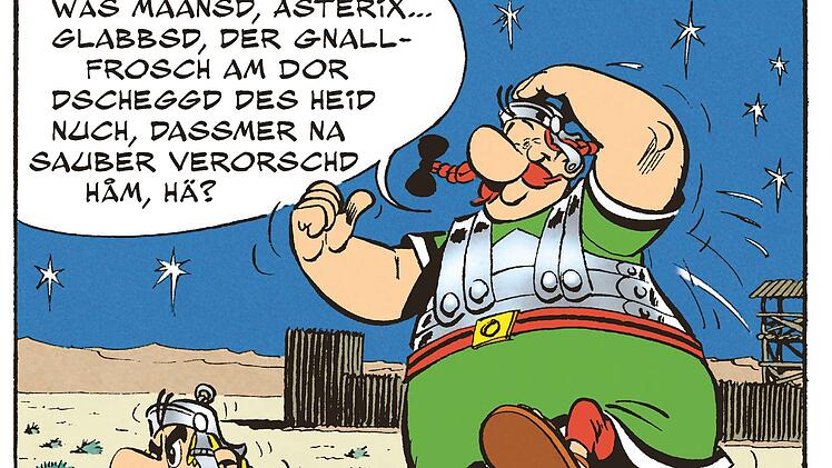 Dritter Asterix auf Oberfränkisch: Asterix bei der Husdndrubbn seit 8. April 2024 erhältlich