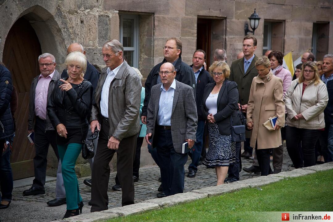 Nach einjähriger Kirchensanierung: Hannberg feiert die Wiedereröffnung der Wehrkirche der Pfarrei Geburt Mariens Hannberg
