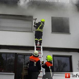 Zimmerbrand in Wellerstadt