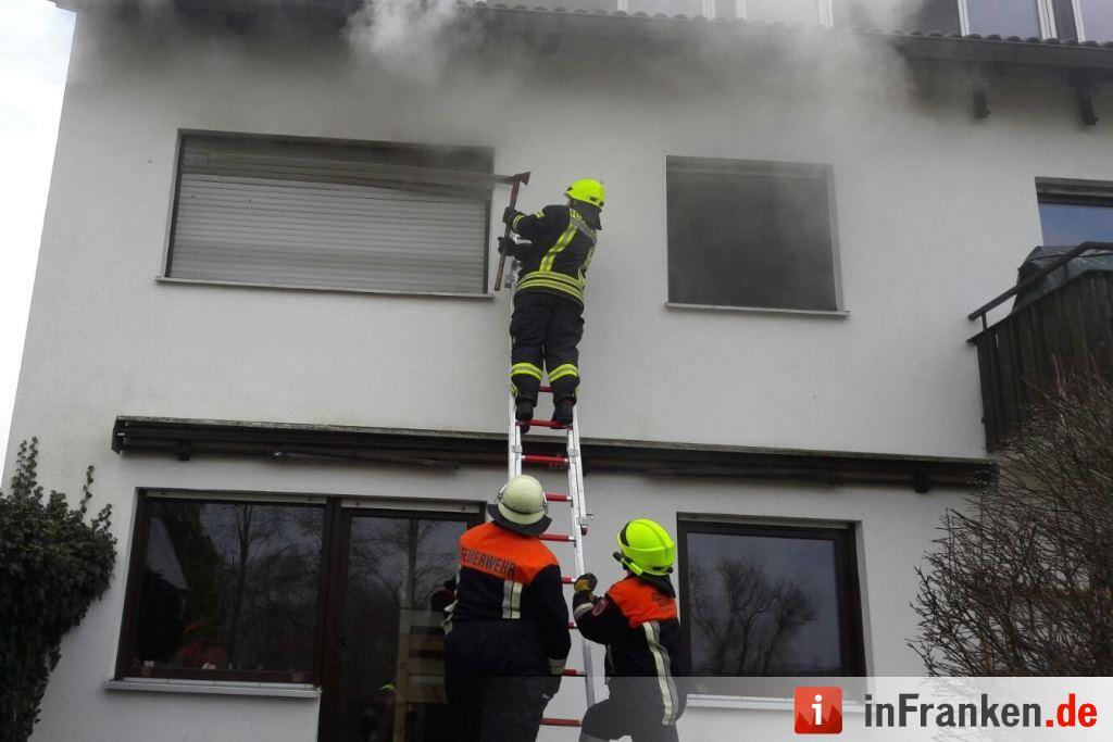 Zimmerbrand in Wellerstadt