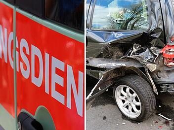 Selbitz bei A9: Trotz Blinker geradeaus gefahren und in Rettungswagen gekracht