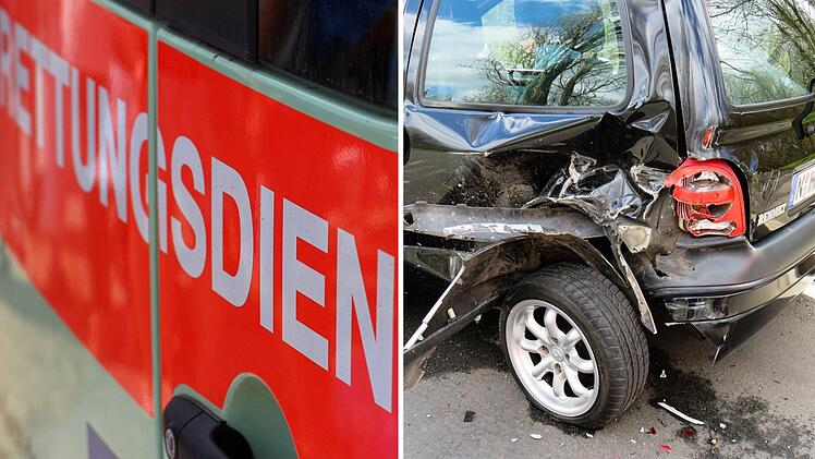 Selbitz bei A9: Trotz Blinker geradeaus gefahren und in Rettungswagen gekracht