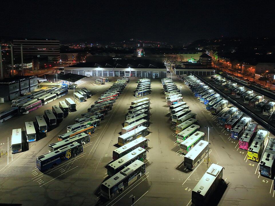 Warnstreik im Nahverkehr - Saarbr&uuml;cken