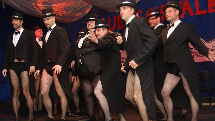 Das Männerballett des Elferrats aus Weidach Foto: Michael Stelzner