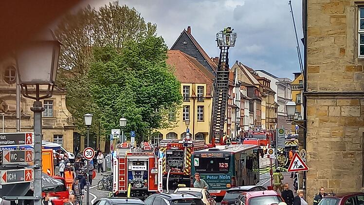 Brand in Bamberg sorgt für Verkehrschaos