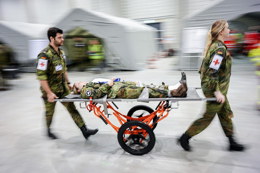 &Uuml;bung &laquo;Medic Quadriga&raquo; der Bundeswehr