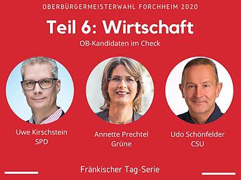 Wer macht das Rennen um den Einzug ins Forchheimer OB-Amt? Der FT nimmt die Kandidaten unter die Lupe.