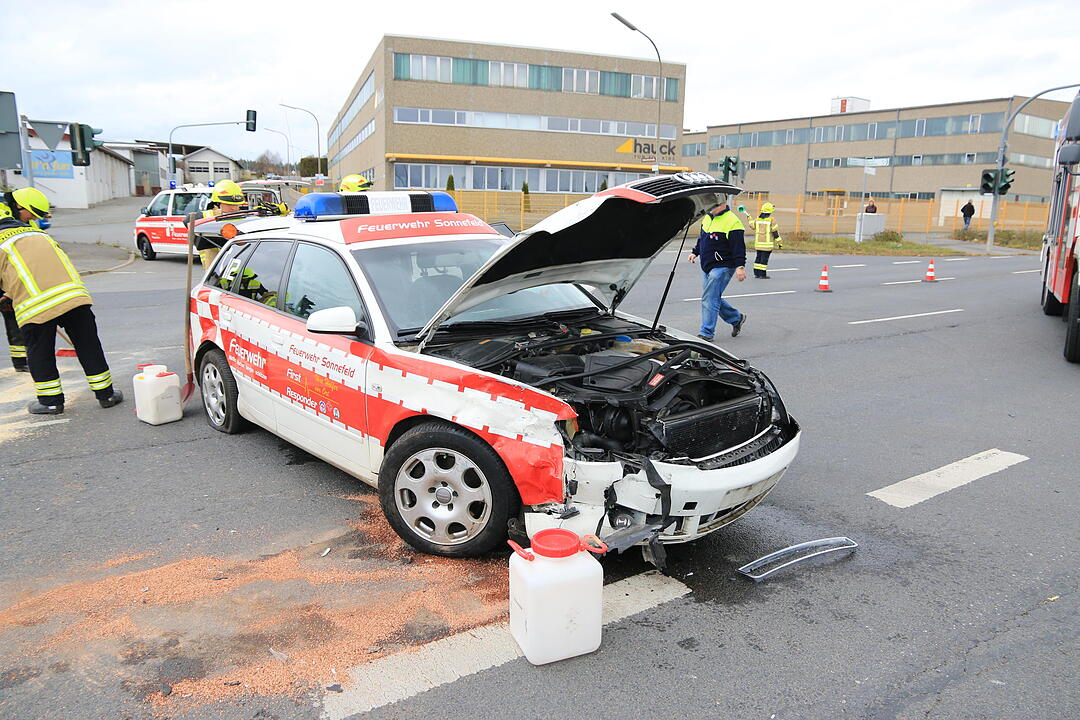Zusammenstoß in Sonnefeld