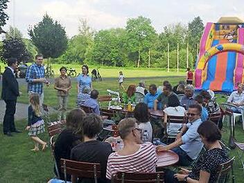 Die Bad Kissinger CSU-Ortsverb&auml;nde feierten Sommerfest. Foto: CSU