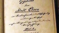 Eintrag in einem Band von Johann Georg Greb, dessen Werke zu den ältesten im Archiv zählen.