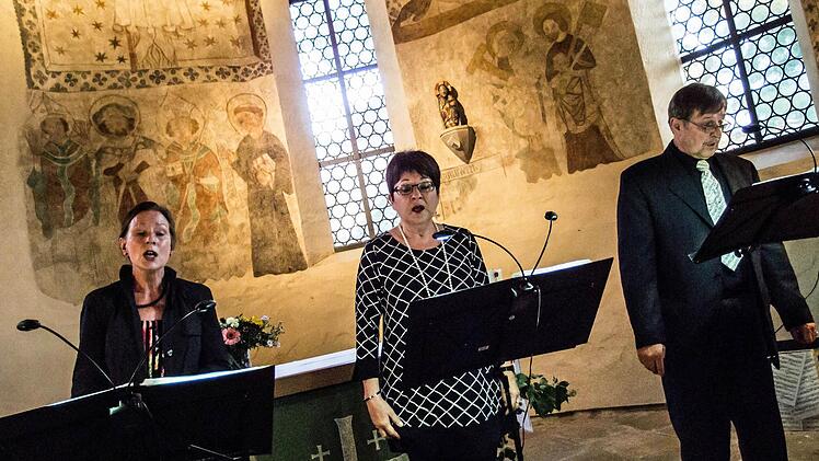 Impressionen vom Jubiläumskonzert mit dem "Ensemble CantiCo" in der Coburger St.-Nikolaus-KapelleFoto: Jochen Berger