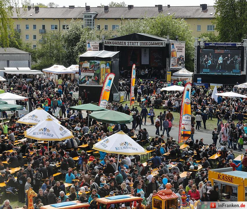 Motorradsternfahrt in Kulmbach: der Sonntag