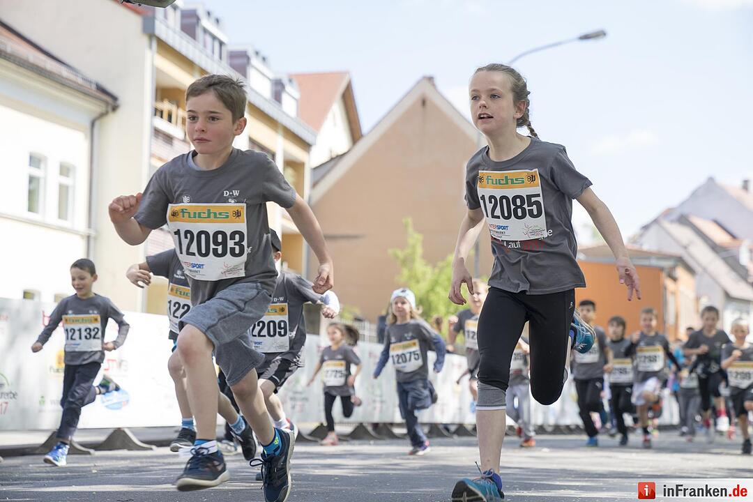 Weltkulturerbelauf in Bamberg 2017: Der Fuchs Schüler-Lauf
