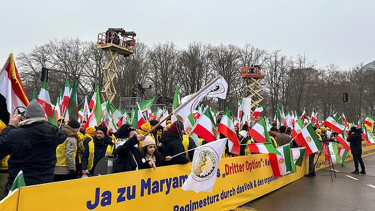 Demonstration f&uuml;r Freiheit im Iran