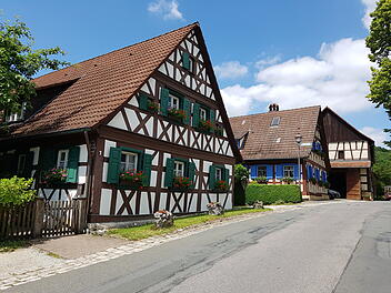 Frankendorf, ein Gemeindeteil des Marktes Buttenheim im Landkreis Bamberg, ist laut unseren Lesern das sch&ouml;nste Fachwerk-Dorf Frankens.
