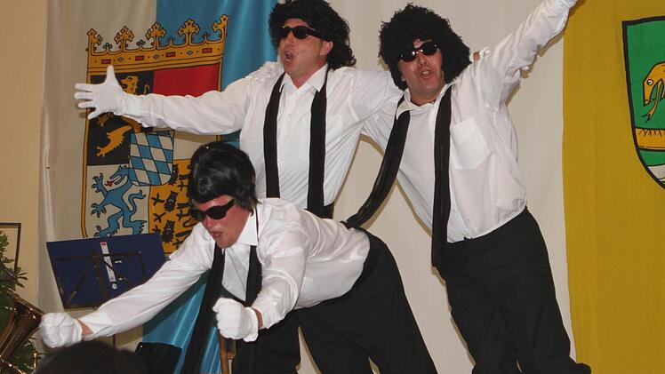 : Eine tolle Show boten die "3 Tenöre" aus Neubrunn.