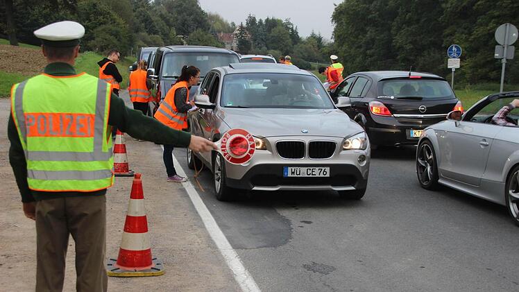 Befragung auf dem Weg nach Kaltensondheim