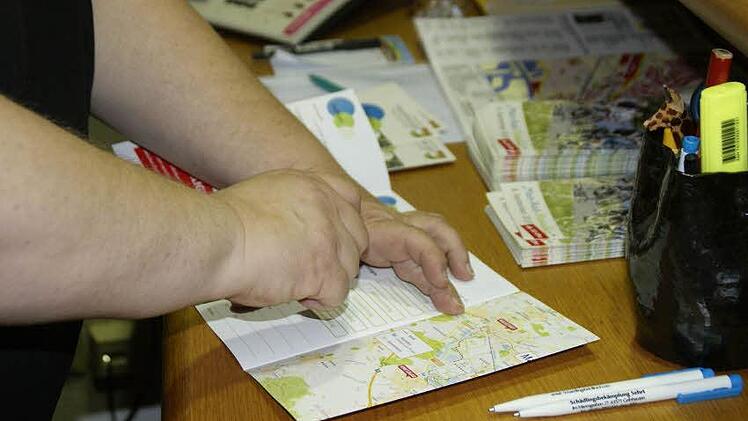 In jedem Ort wurden die Startkarten gestempelt, mindestens drei Stempel wurden benötigt, um an der großen Tombola teilnehmen zu können.