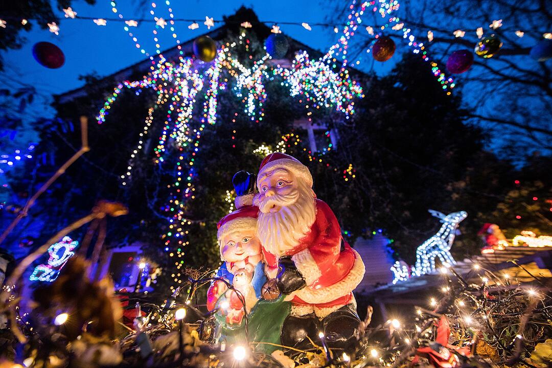 Weihnachtshaus in Frankfurt