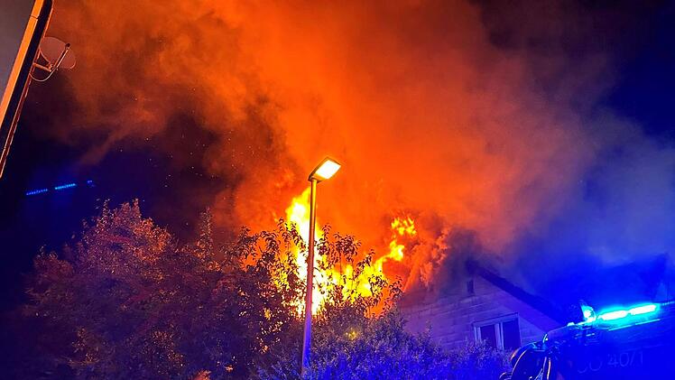 Feuer in einem Wohnhaus in Coburg
