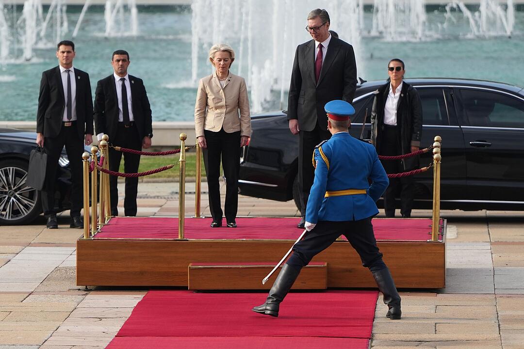 EU-Kommissionspräsidentin von der Leyen in Serbien