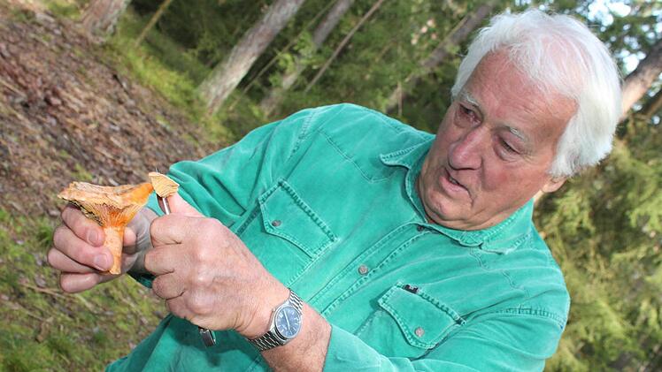 Hans Krautblatter mit einem Edelreizker