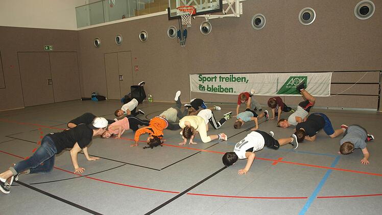 "Breakdance" im Sportunterricht  Foto: Stefan Geiger