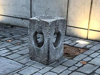 Der Brunnen an seinem neuen StandortFoto: Stadt Coburg